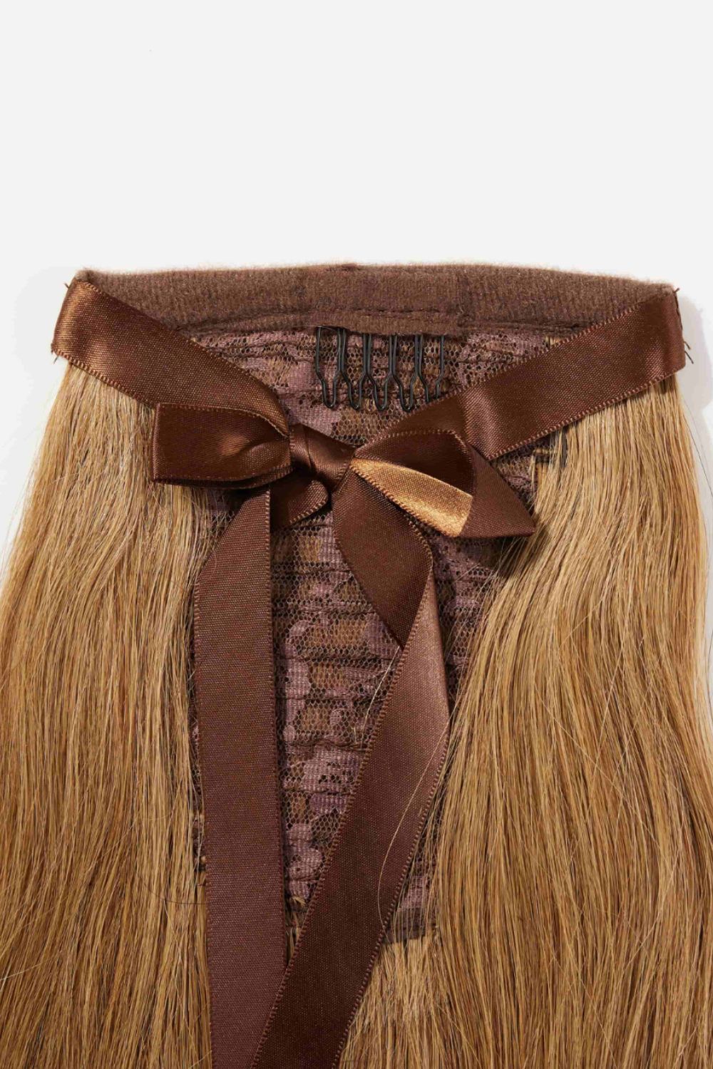 24" 130g #10 Ponytail Straight Human Hair - AllIn Computer