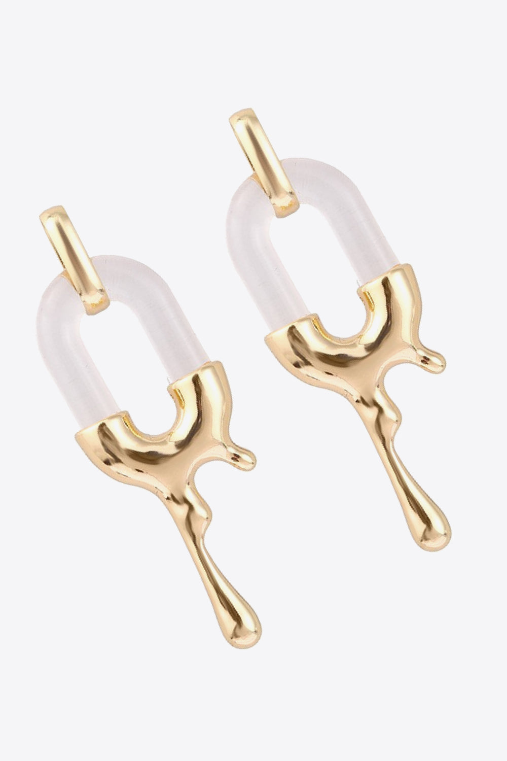 Contrast Zinc Alloy Earrings - AllIn Computer
