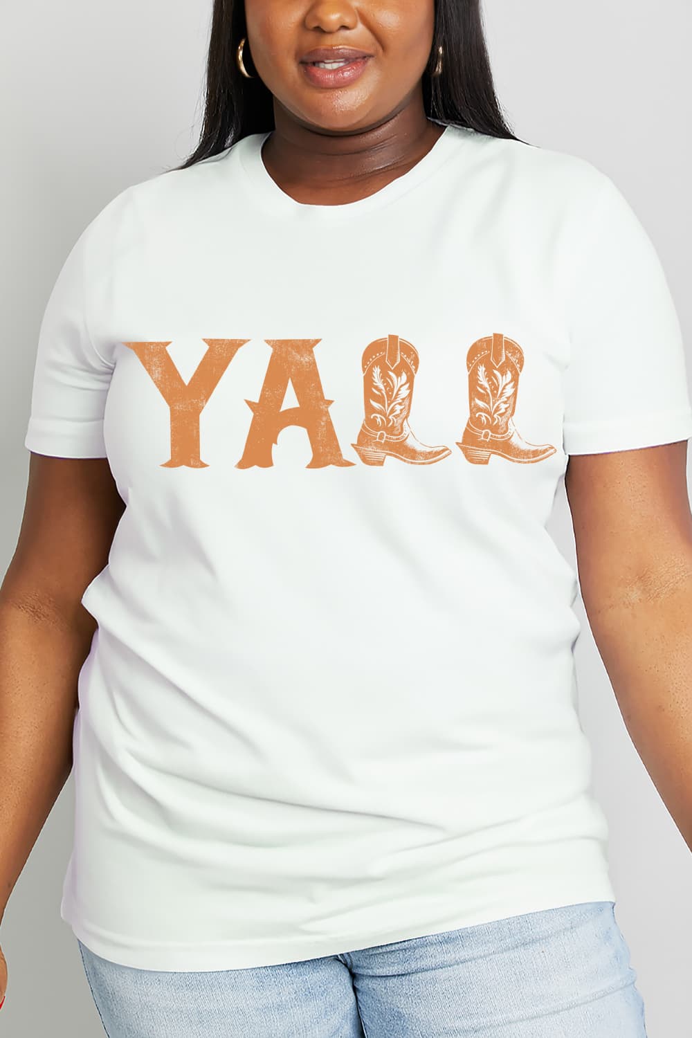 Simply Love Simply Love Full Size Y'ALL Graphic Cotton Tee - AllIn Computer