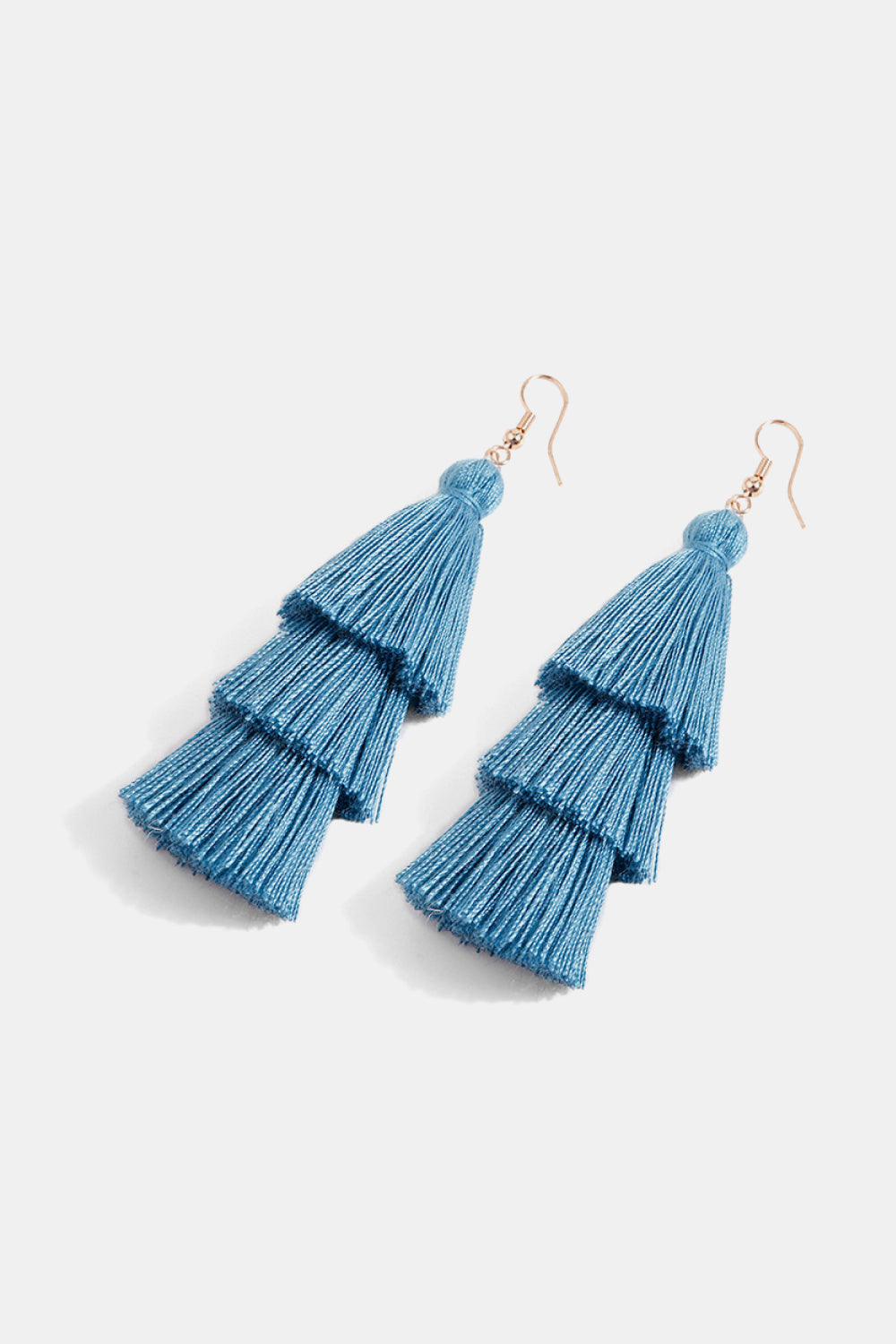 Triple-Layer Tassel Dangle Earrings - AllIn Computer