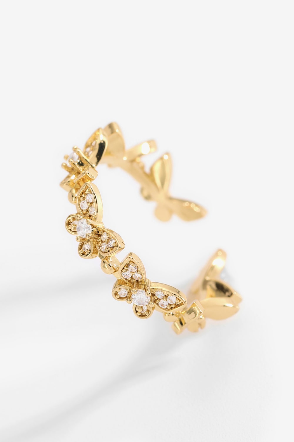 Butterfly Zircon Open Ring - AllIn Computer