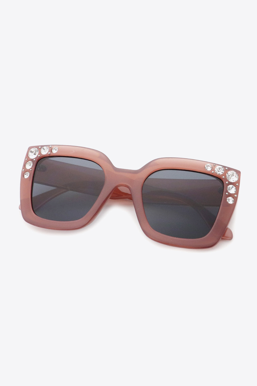 Inlaid Rhinestone Polycarbonate Sunglasses - AllIn Computer