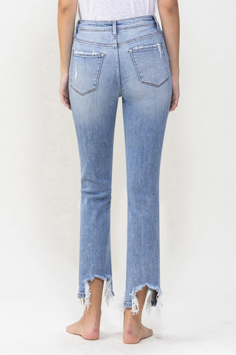 Lovervet Full Size Courtney Super High Rise Kick Flare Jeans - AllIn Computer
