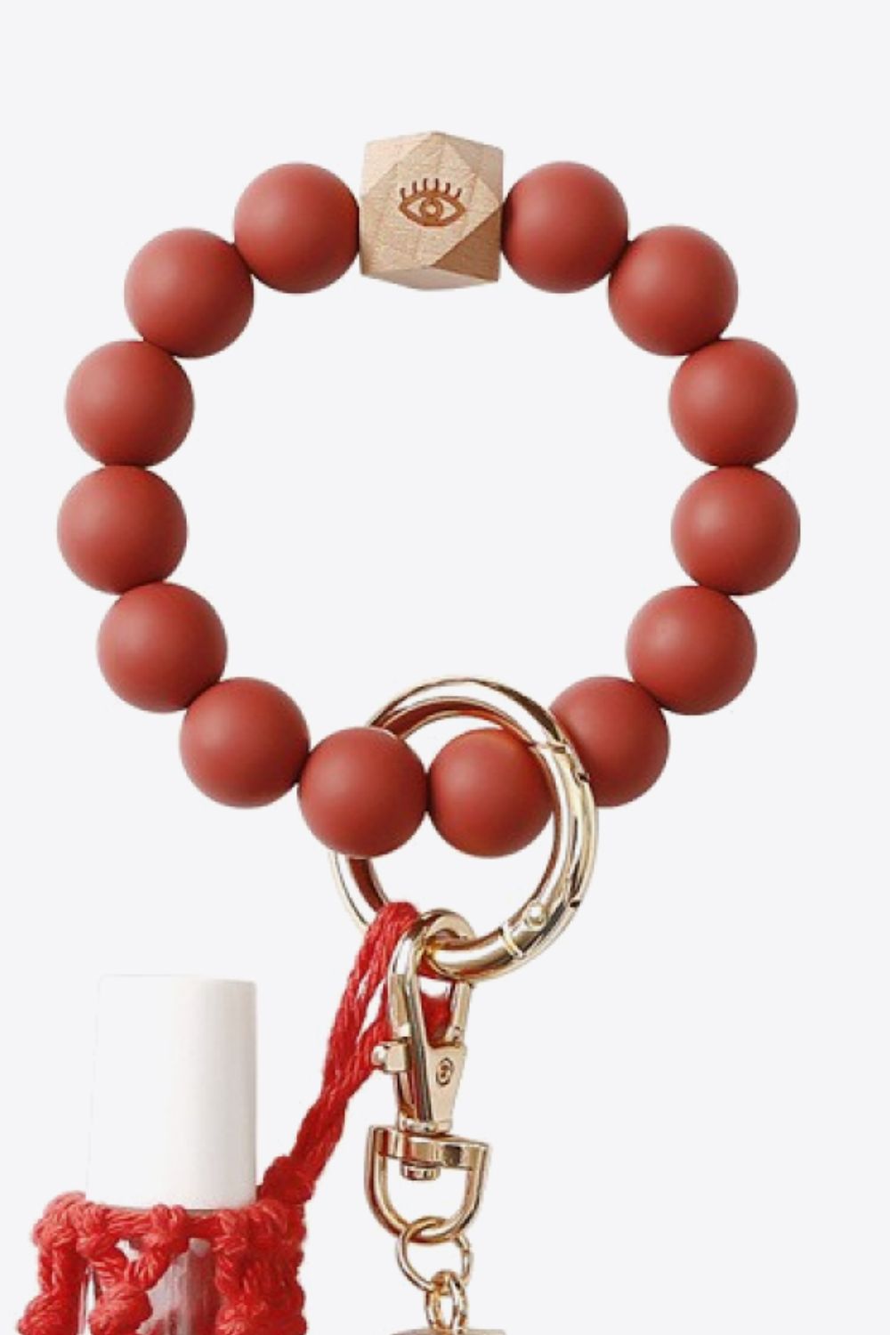 Evil Eye Beaded Keychain with Tassel - AllIn Computer