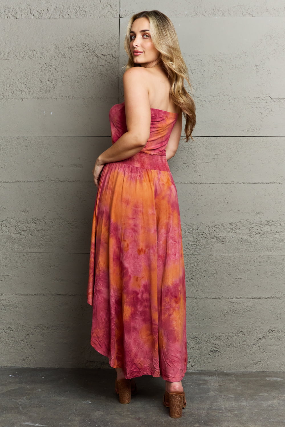 Ninexis In The Mix Sleeveless High Low Tie Dye Dress - AllIn Computer