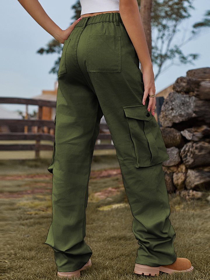 Straight Leg Cargo Jeans - AllIn Computer