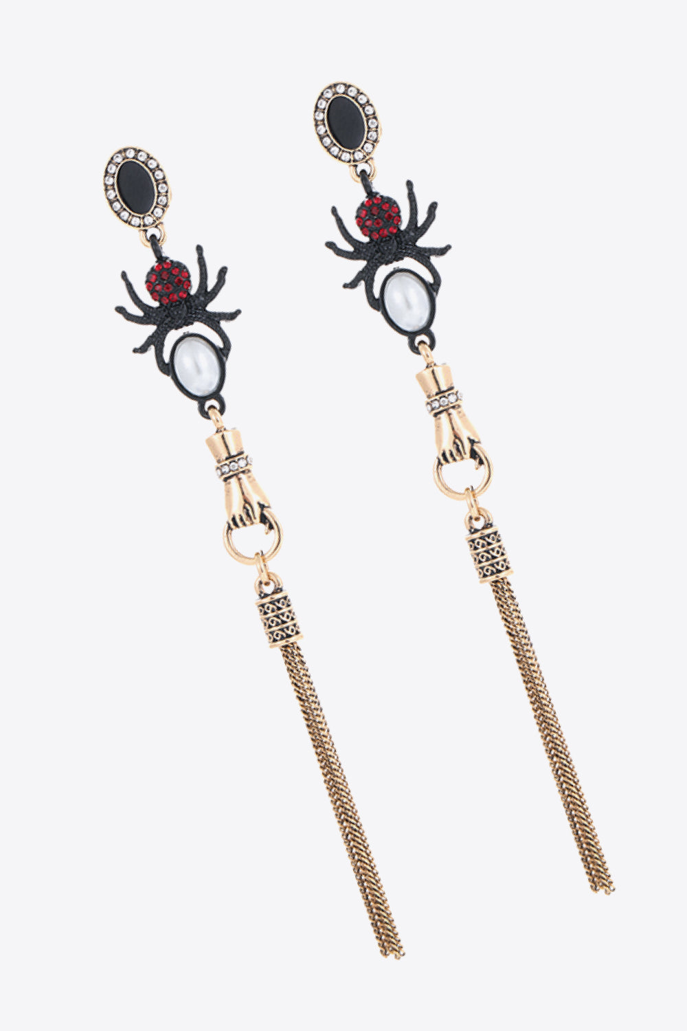 18K Gold-Plated Spider Drop Earrings - AllIn Computer