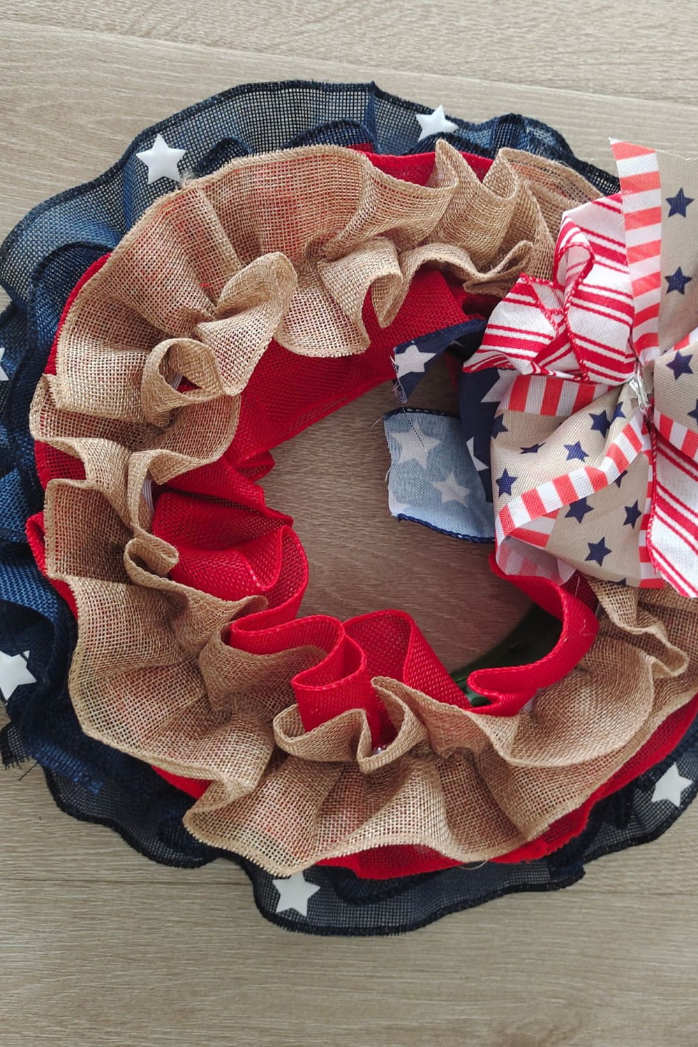 Independence Day Knit Wall Wreath - AllIn Computer