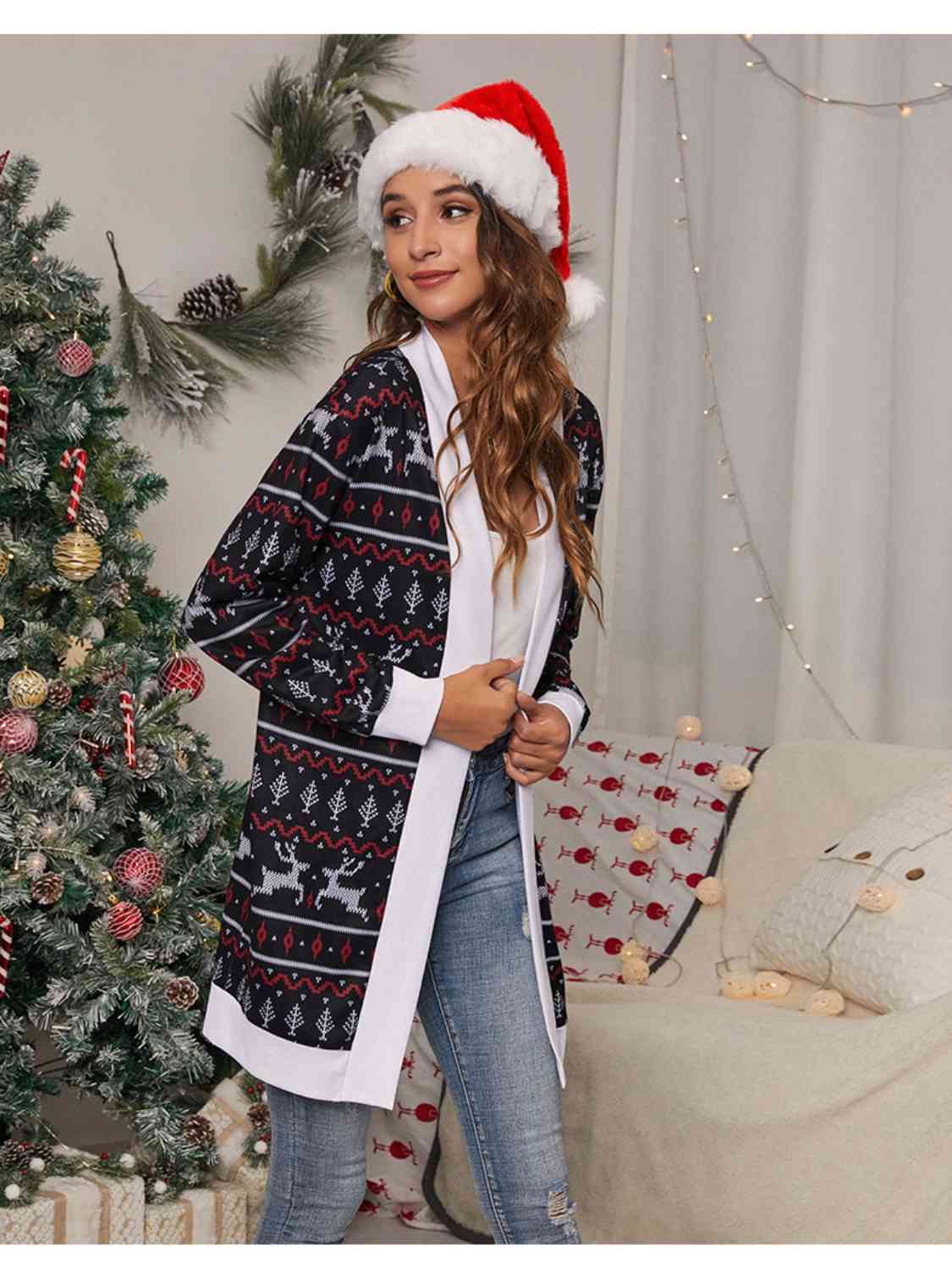 Christmas Open Front Cardigan - AllIn Computer