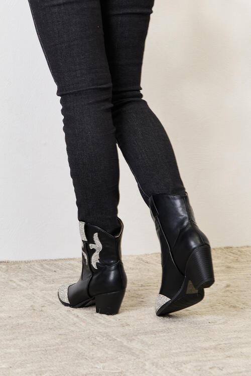 East Lion Corp Rhinestone Pointed Boots - AllIn Computer