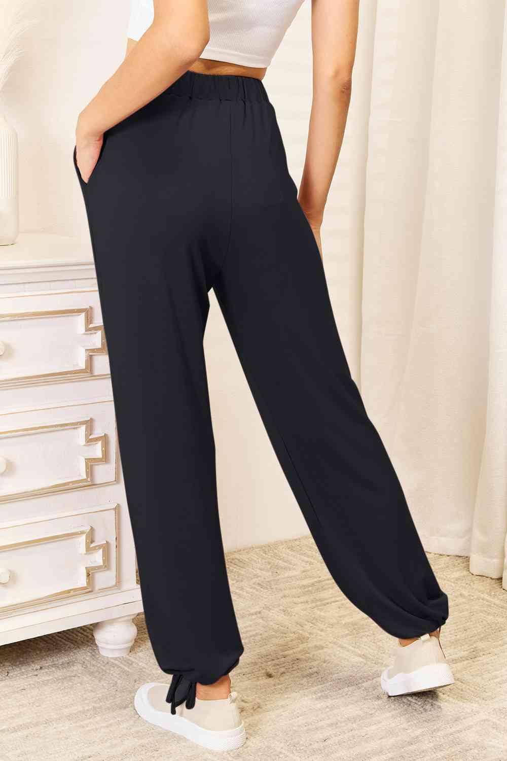 Basic Bae Full Size Soft Rayon Drawstring Waist Pants with Pockets - AllIn Computer