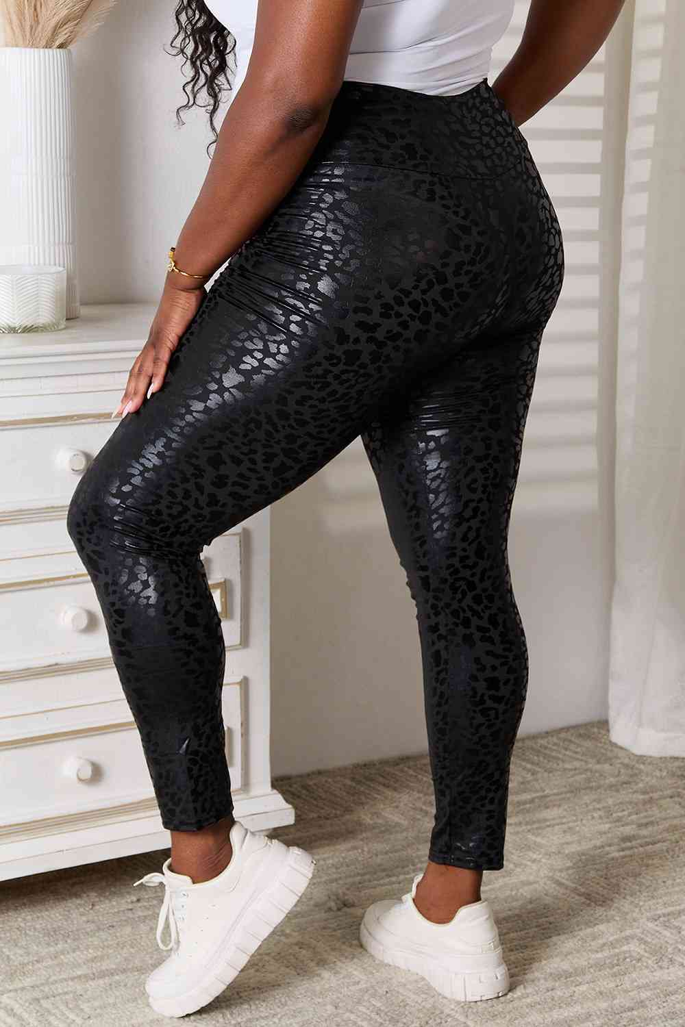 Double Take High Waist Leggings - AllIn Computer