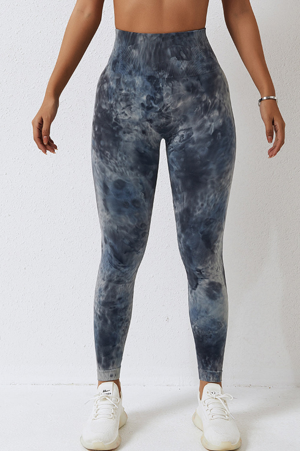 High Waist Tie-Dye Long Sports Pants - AllIn Computer