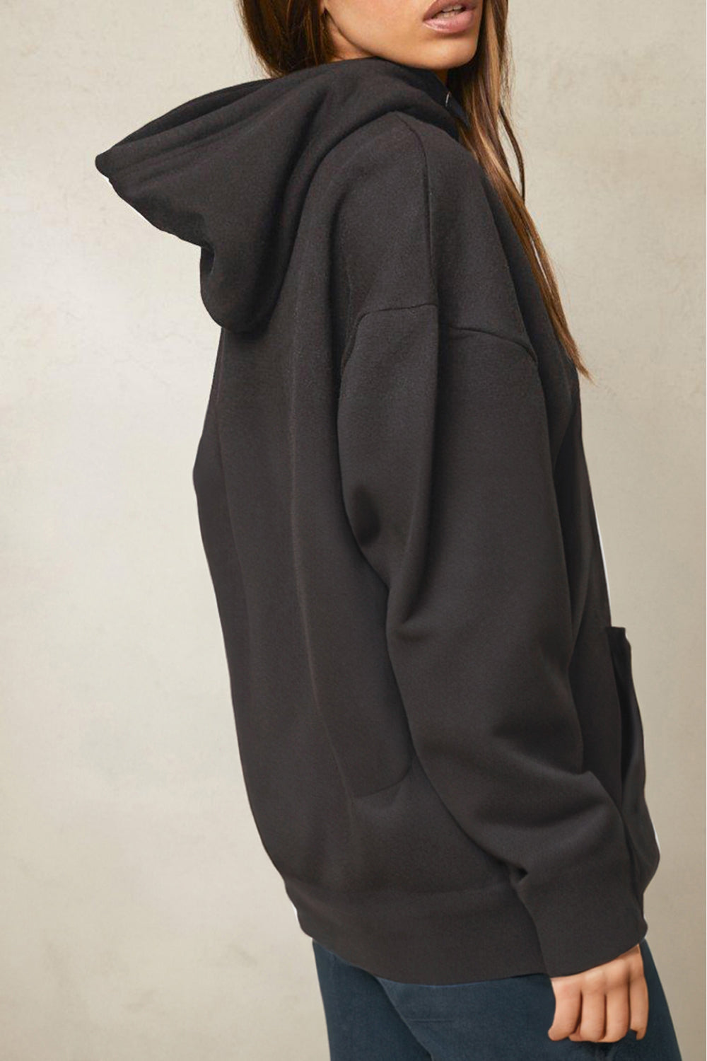 Simply Love Simply Love Full Size Dropped Shoulder Tiger Graphic Hoodie - AllIn Computer