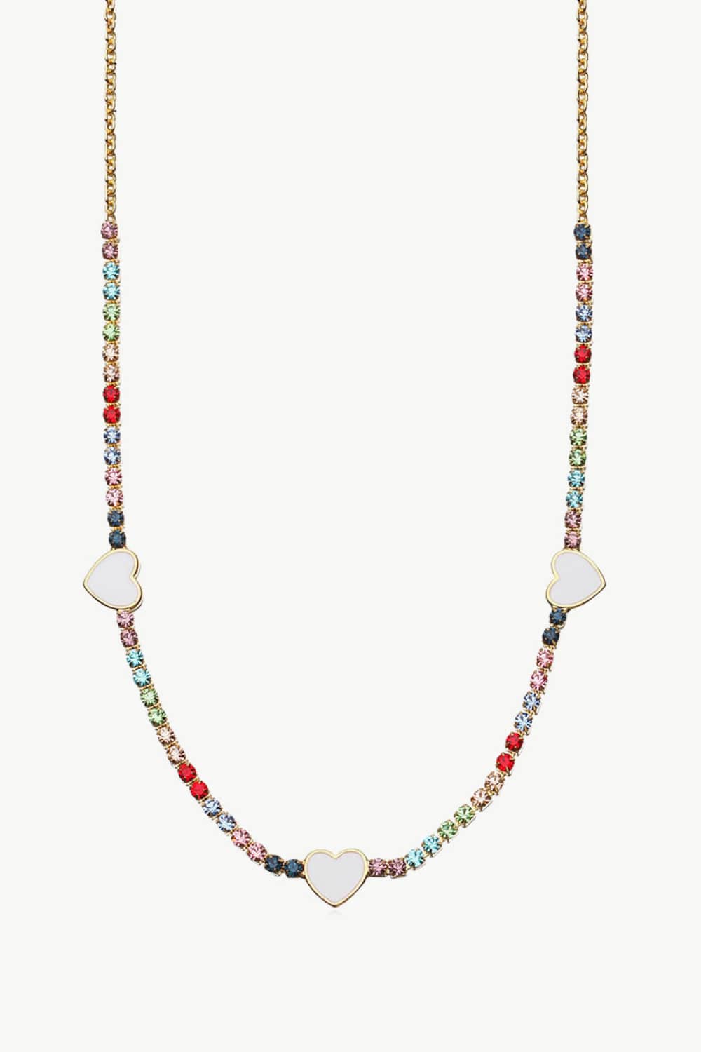 Crystal Heart Necklace - AllIn Computer
