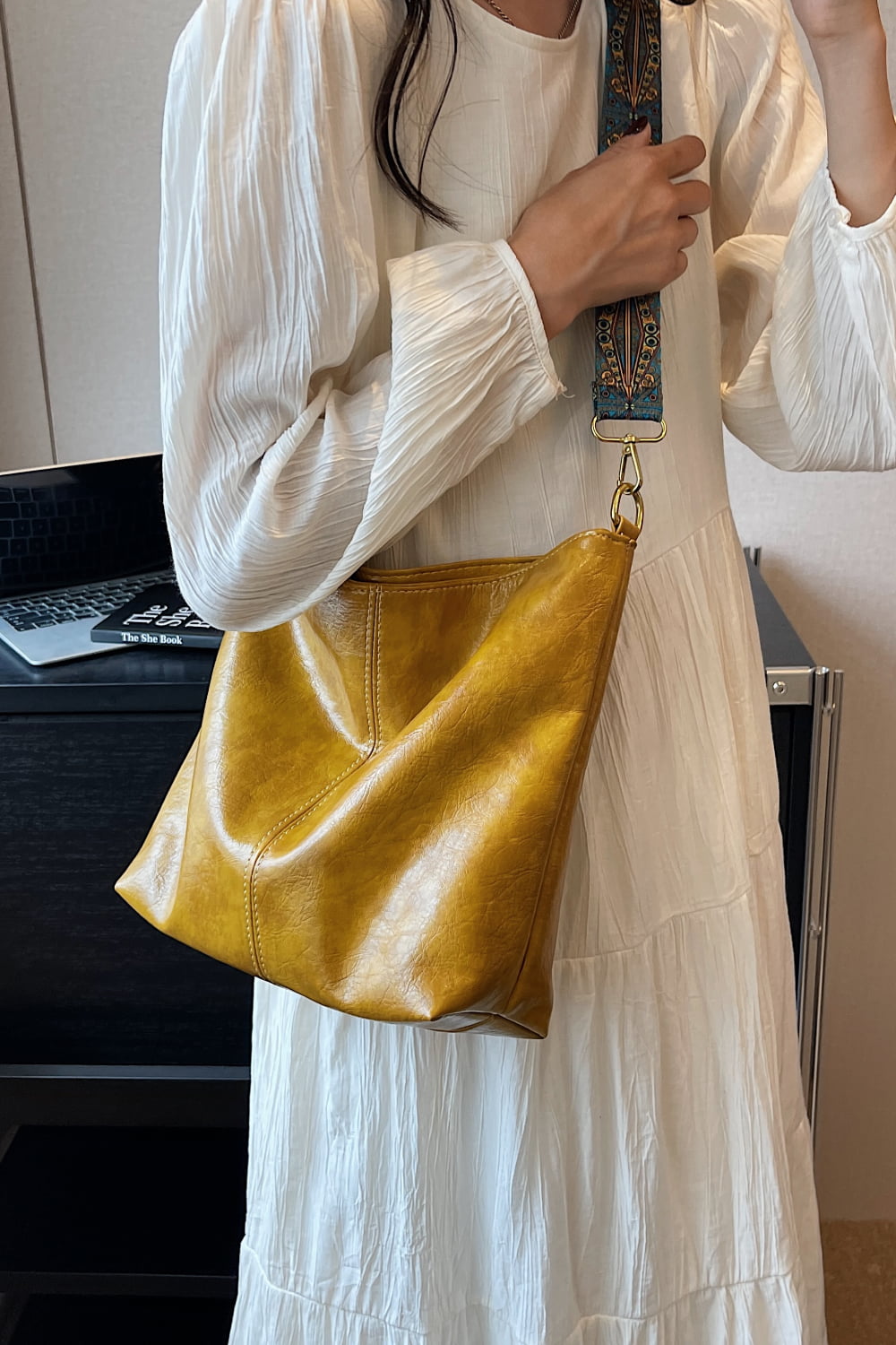 Baeful PU Leather Shoulder Bag - AllIn Computer