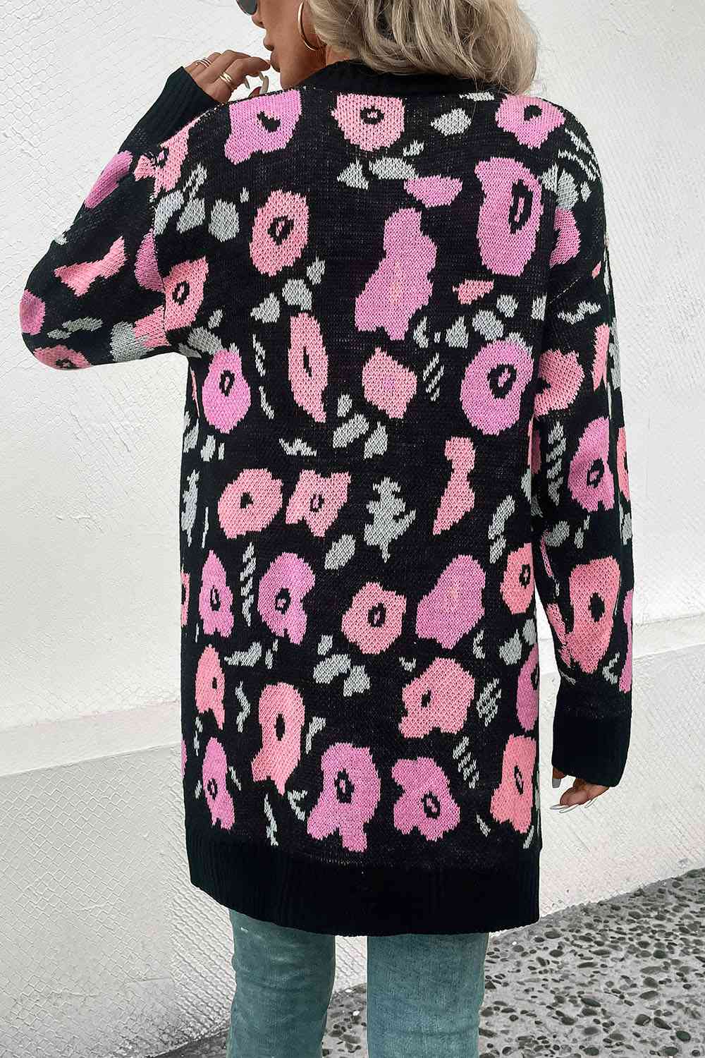 Open Front Longline Cardigan - AllIn Computer