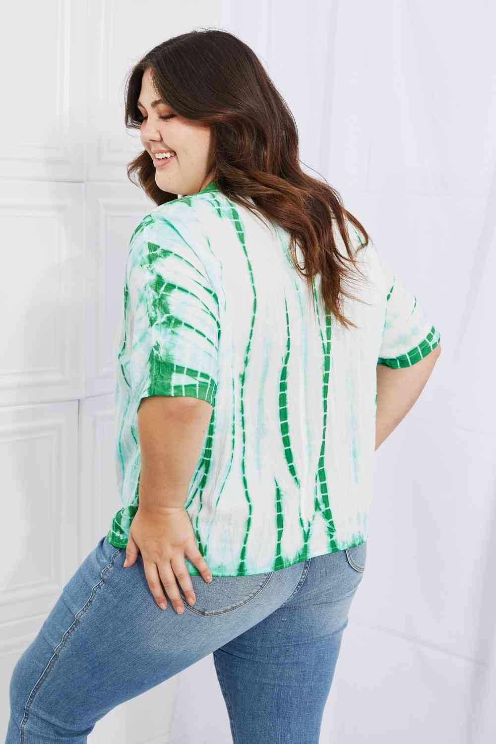 Sew In Love Beachy Keen Full Size Tie-Dye Top - AllIn Computer