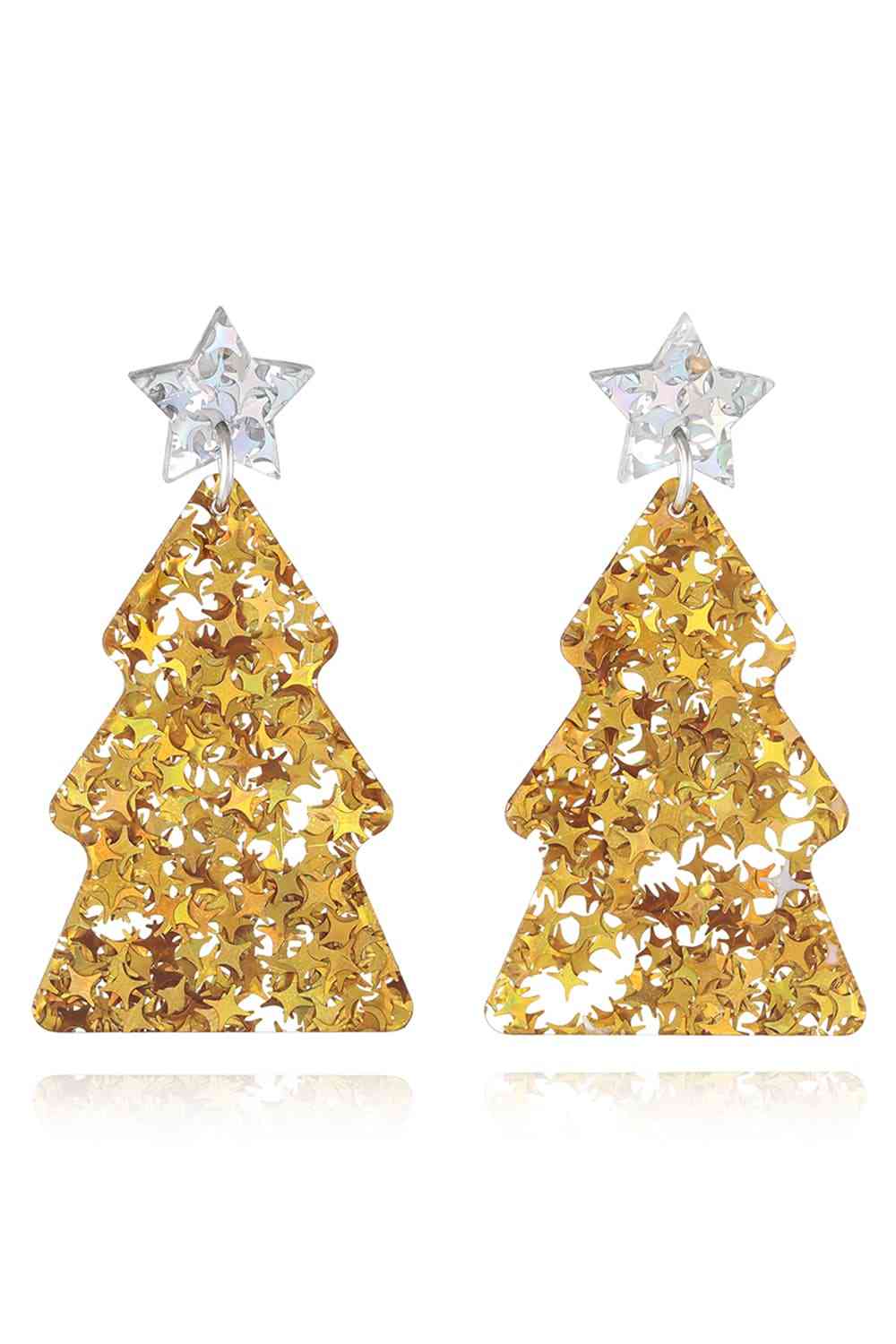 Christmas Tree Acrylic Earrings - AllIn Computer