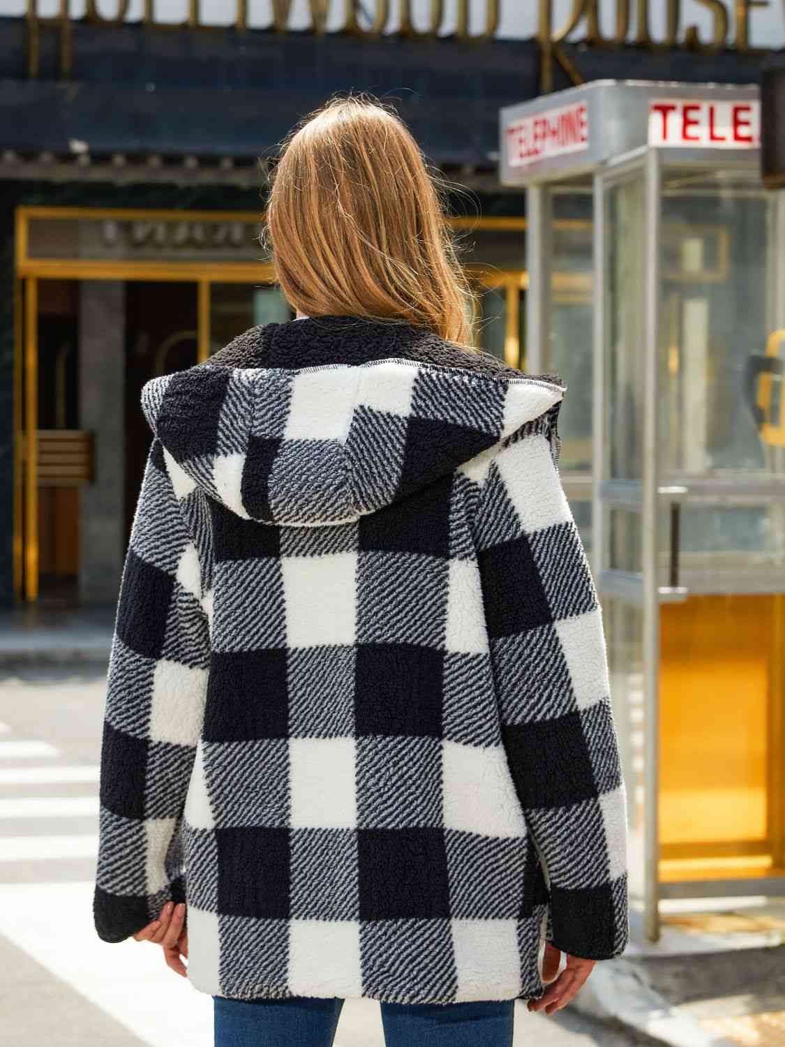 Two-Side Wear Hooded Coat - AllIn Computer