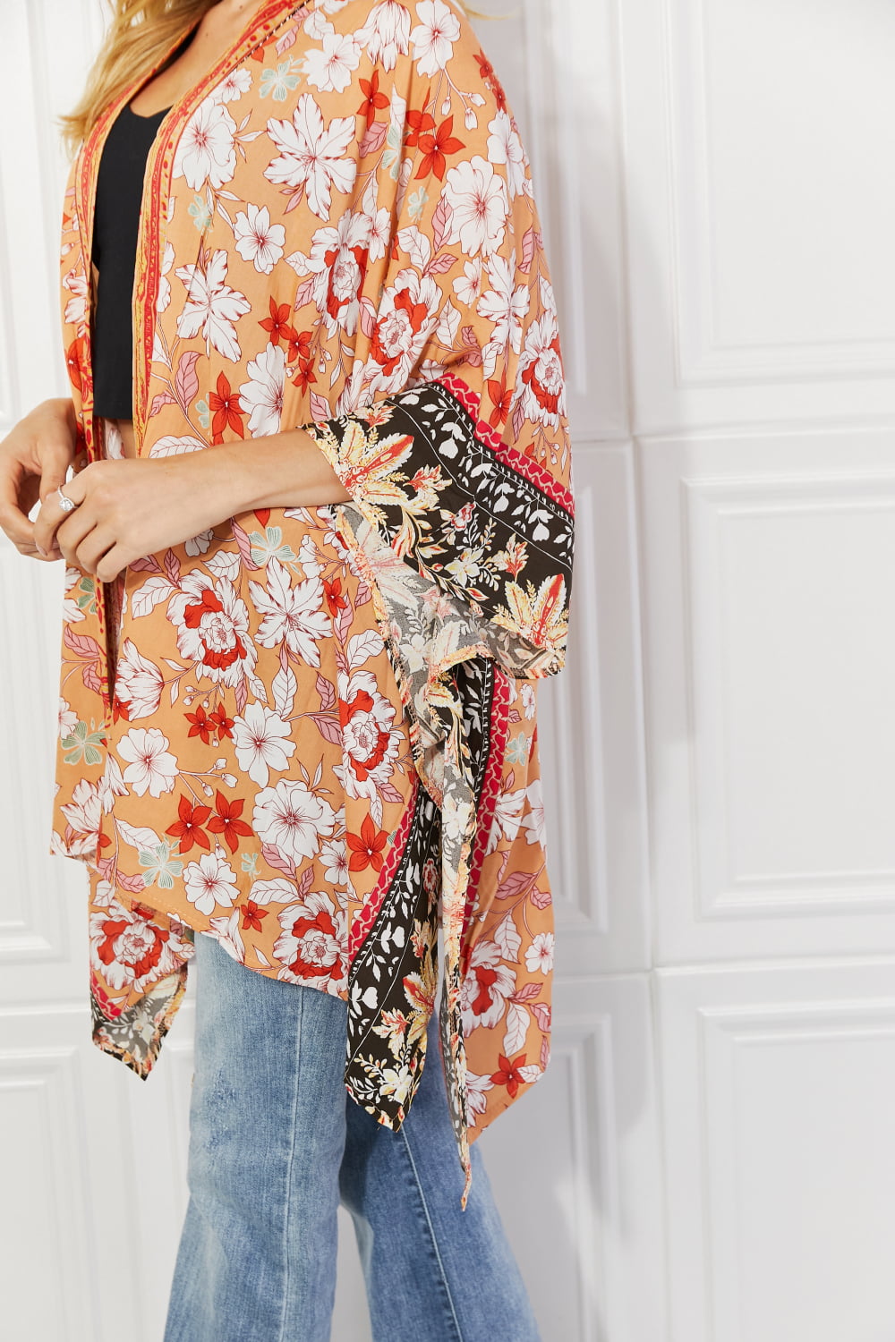 Justin Taylor Peachy Keen Cover-Up Kimono - AllIn Computer