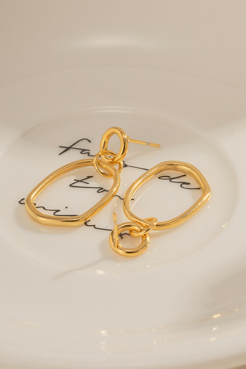 18K Gold-Plated Dangle Earrings - AllIn Computer