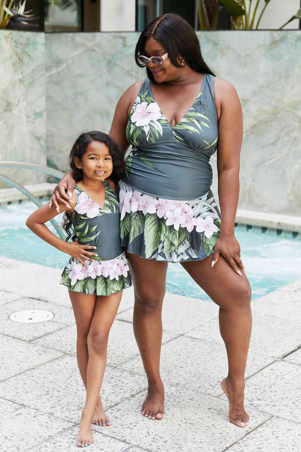 Marina West Swim Clear Waters Swim Dress in Aloha Forest - AllIn Computer