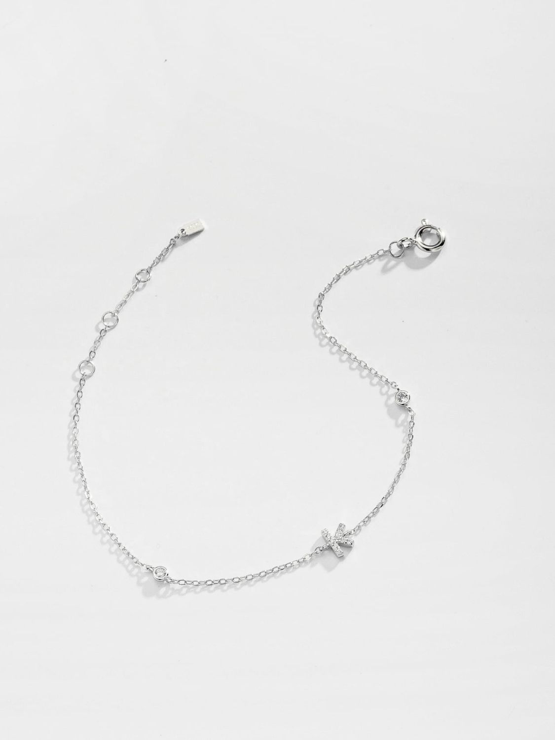 G To K Zircon 925 Sterling Silver Bracelet - AllIn Computer