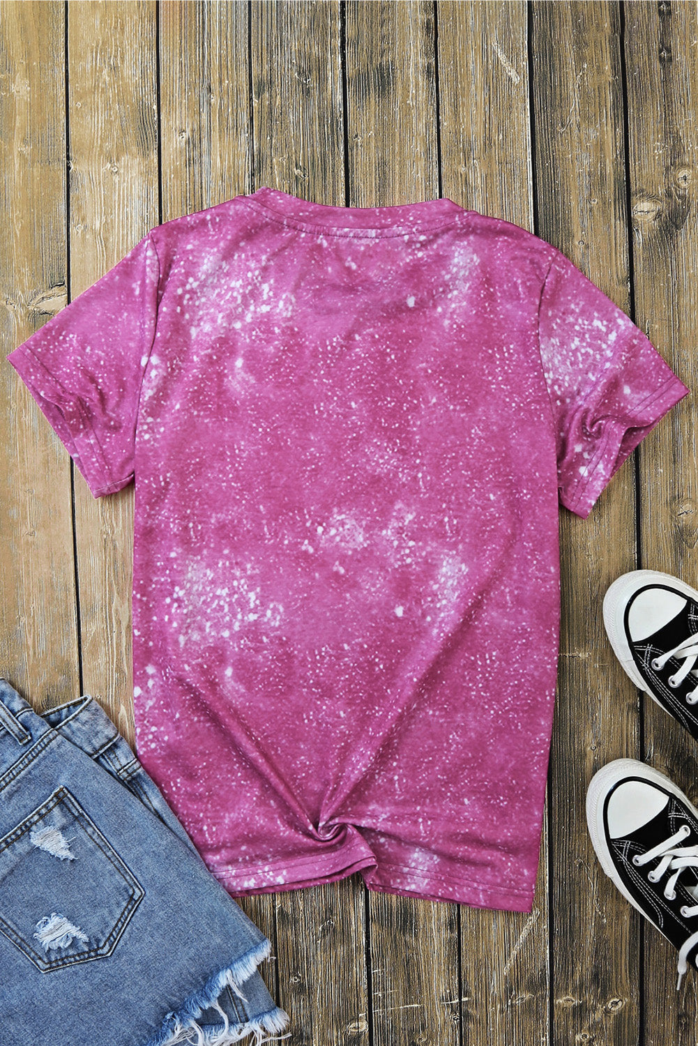 Strawberry Round Neck Short Sleeve T-Shirt - AllIn Computer