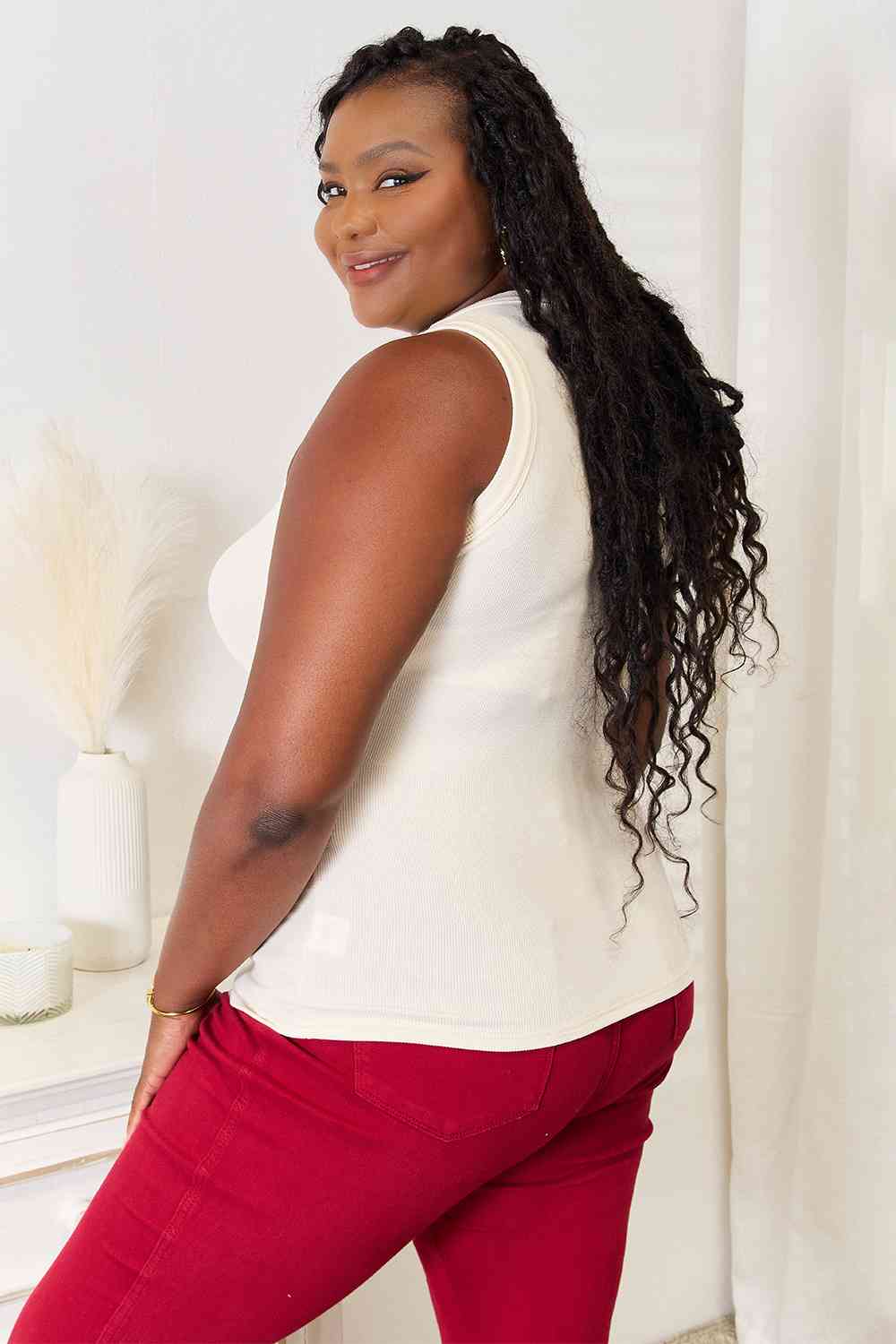 Basic Bae Full Size Round Neck Tank - AllIn Computer