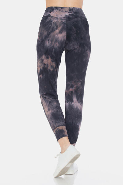 Leggings Depot Tie-Dye High Waist Cropped Leggings - AllIn Computer