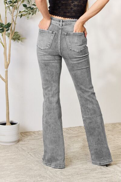 Kancan High Waist Slim Flare Jeans - AllIn Computer