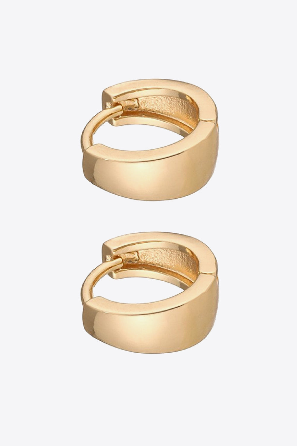 Minimalist Copper Wide Earrings - AllIn Computer