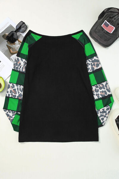 LUCKY Plaid Long Sleeve T-Shirt - AllIn Computer