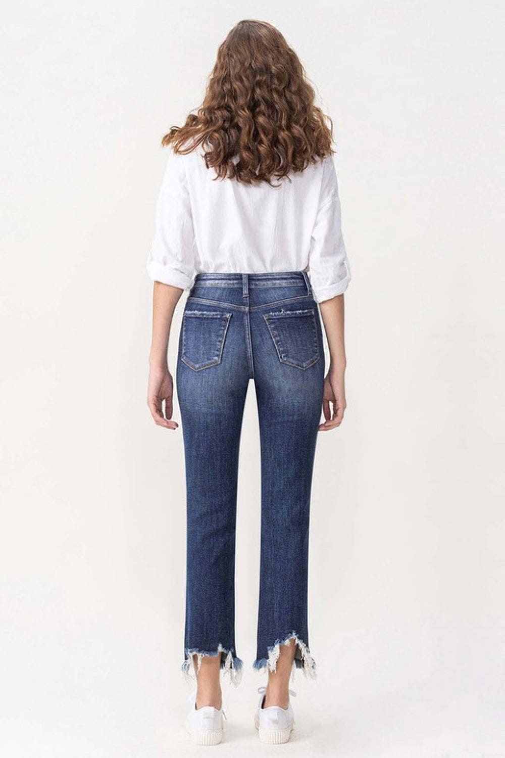 Lovervet Jackie Full Size High Rise Crop Straight Leg Jeans - AllIn Computer