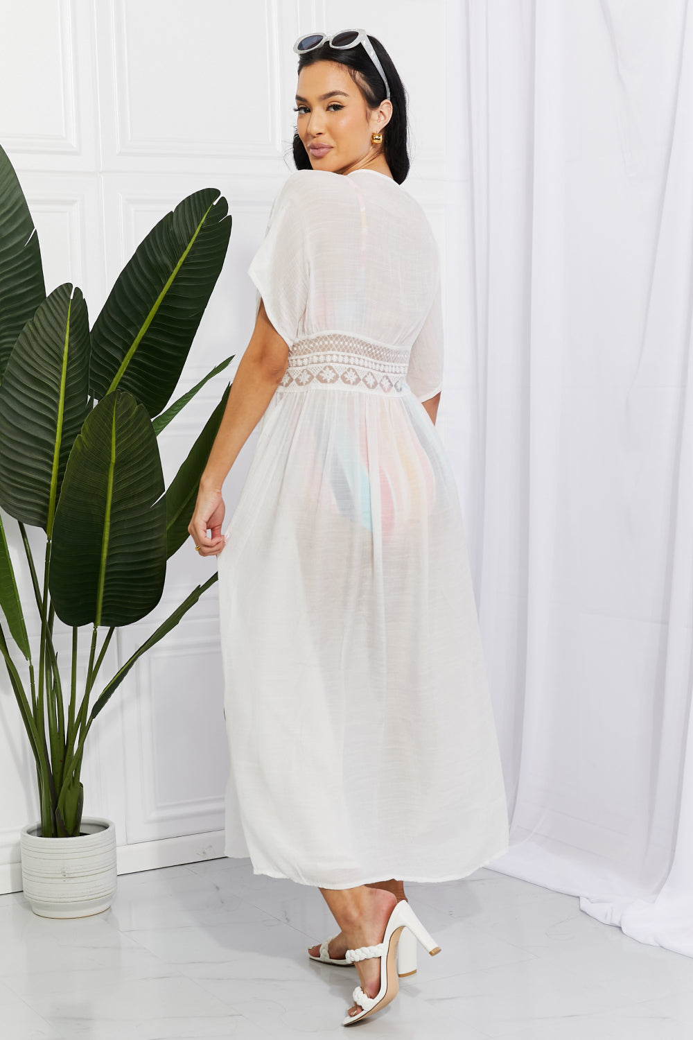 Marina West Swim Sun Goddess Tied Maxi Cover-Up - AllIn Computer