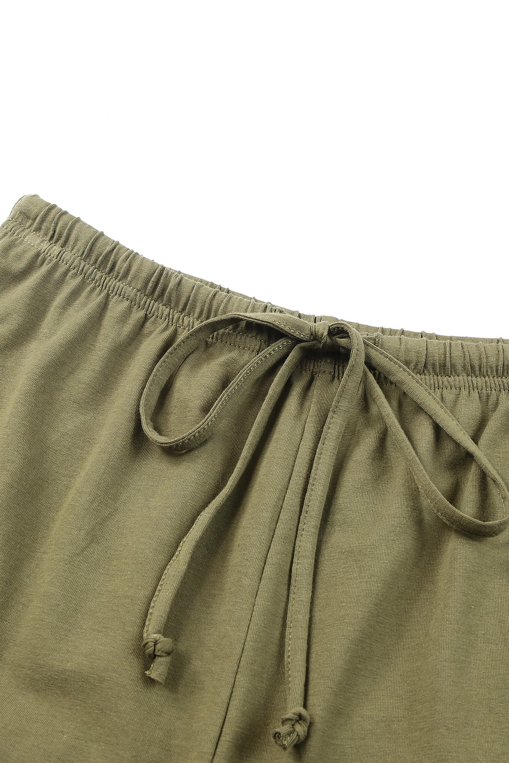 Round Neck Tank and Shorts Lounge Set - AllIn Computer