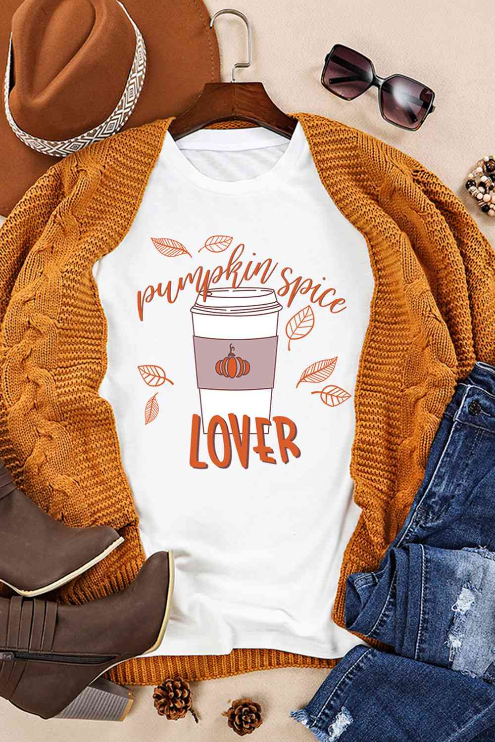 PUMPKIN SPICE LOVER Graphic T-Shirt - AllIn Computer
