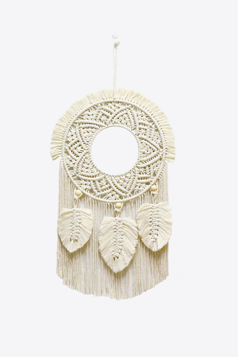 Hand-Woven Fringe Macrame Hanging Wall Piece - AllIn Computer