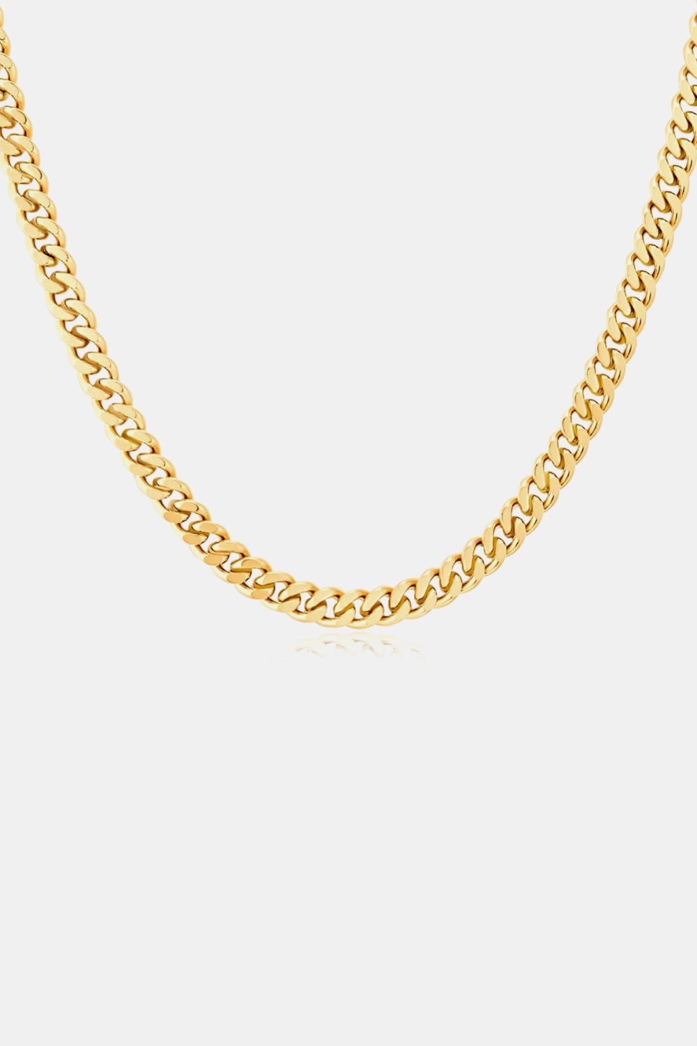 18K Gold Plated Curb Chain Necklace - AllIn Computer
