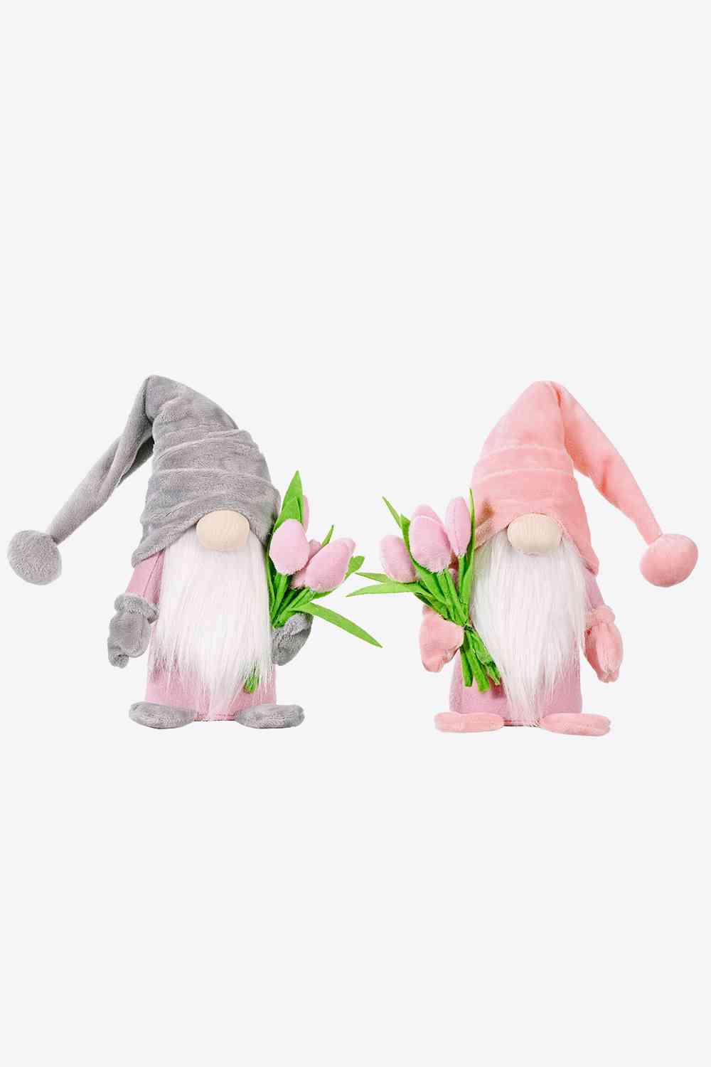 Standing Cute Plush Gnome with Tulip - AllIn Computer