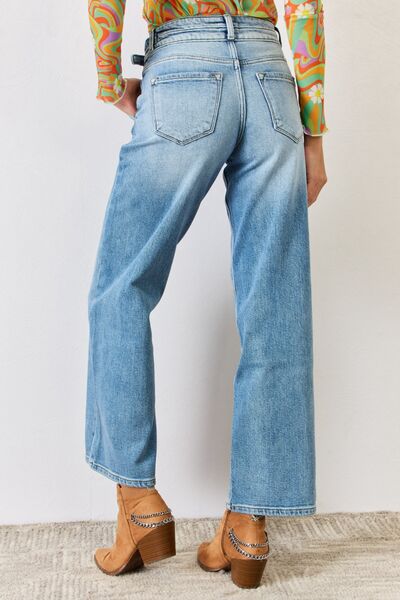 Kancan High Waist Wide Leg Jeans - AllIn Computer