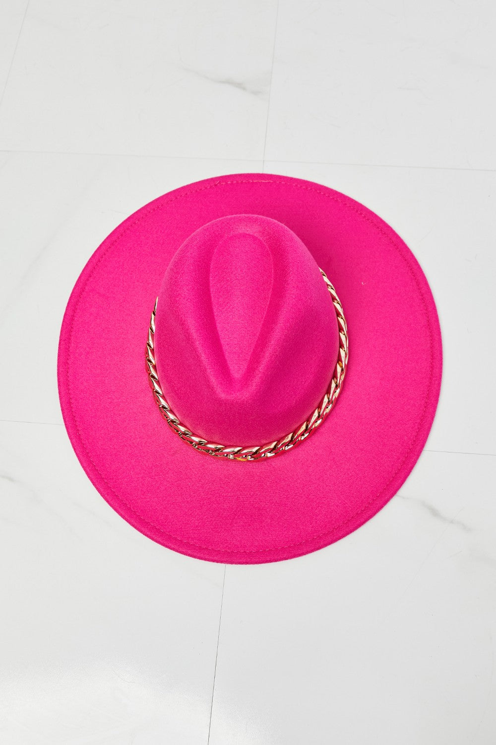 Fame Keep Your Promise Fedora Hat in Pink - AllIn Computer