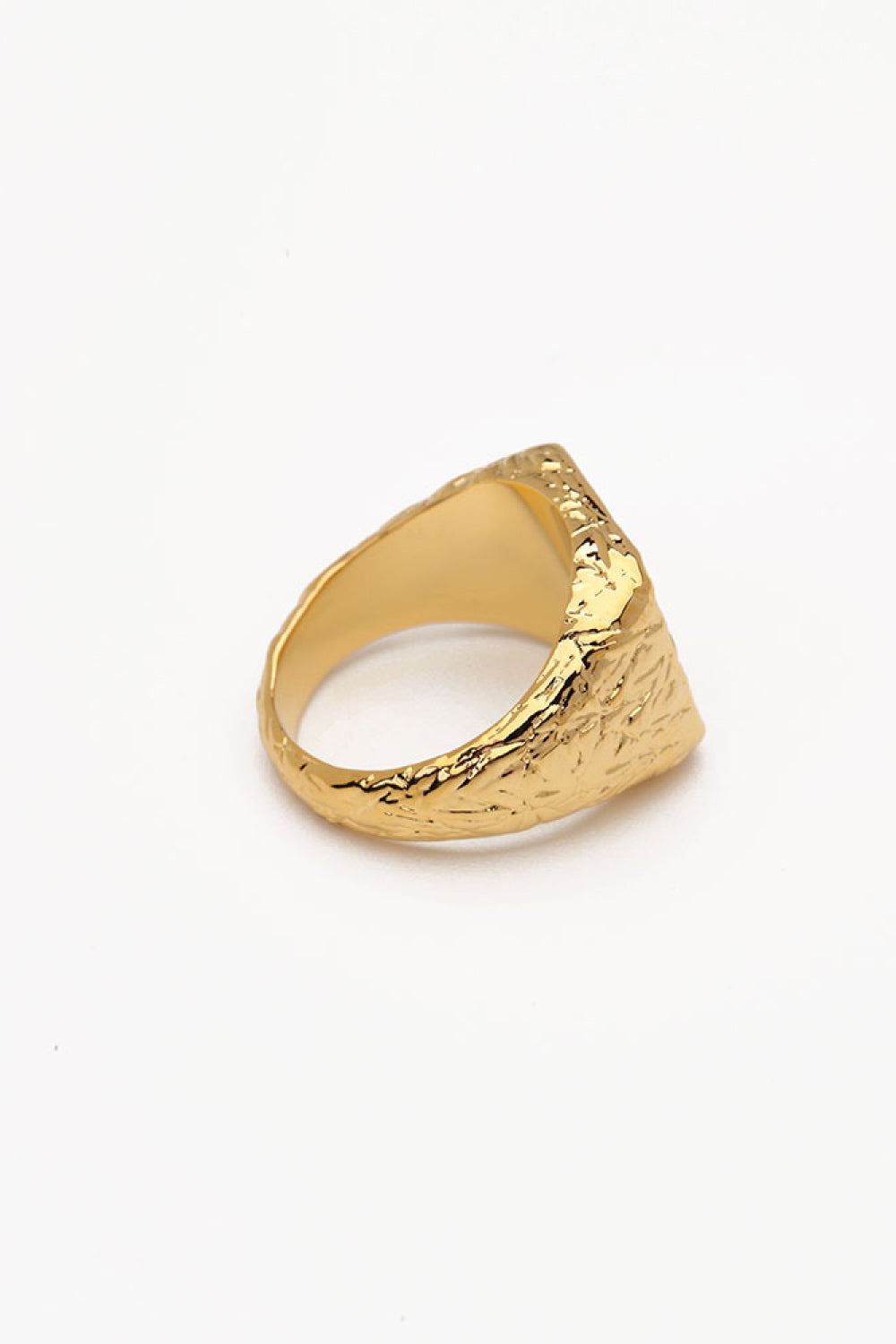 Textured Gold-Plated Ring - AllIn Computer