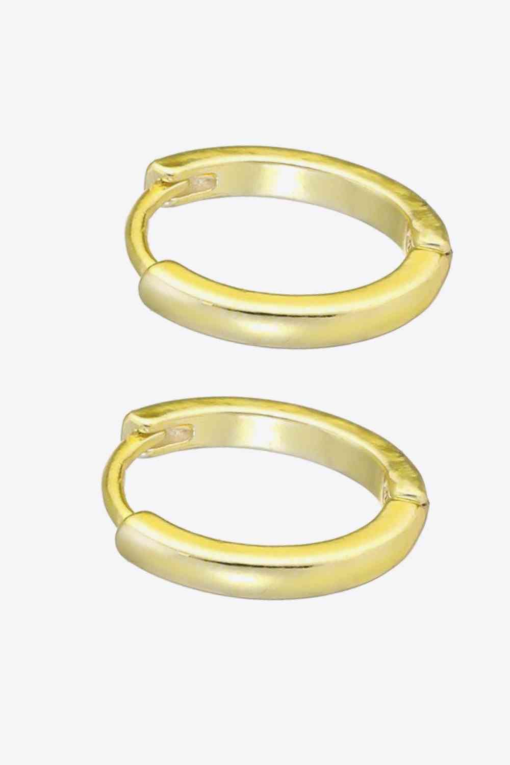 Copper Huggie Earrings - AllIn Computer