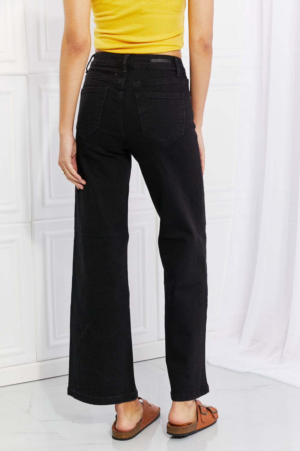 RISEN Amanda Midrise Wide Leg Jeans - AllIn Computer