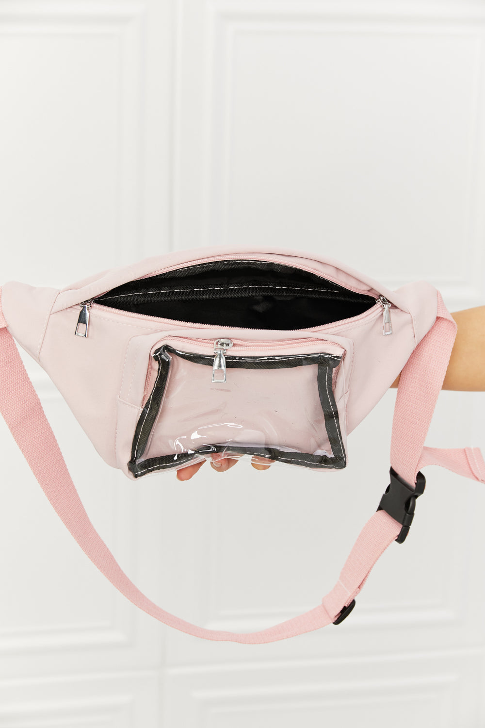 Fame Doing Me Waist Bag in Pink - AllIn Computer