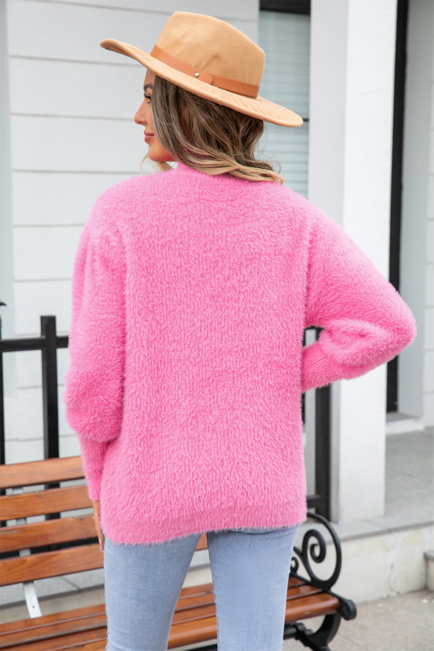 Turtle Neck Long Sleeve Pullover Sweater - AllIn Computer
