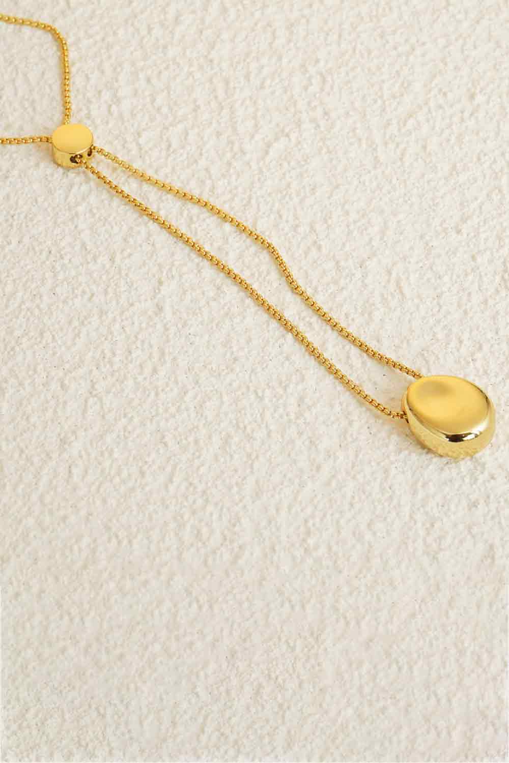 18K Gold-Plated Sweater Chain Necklace - AllIn Computer