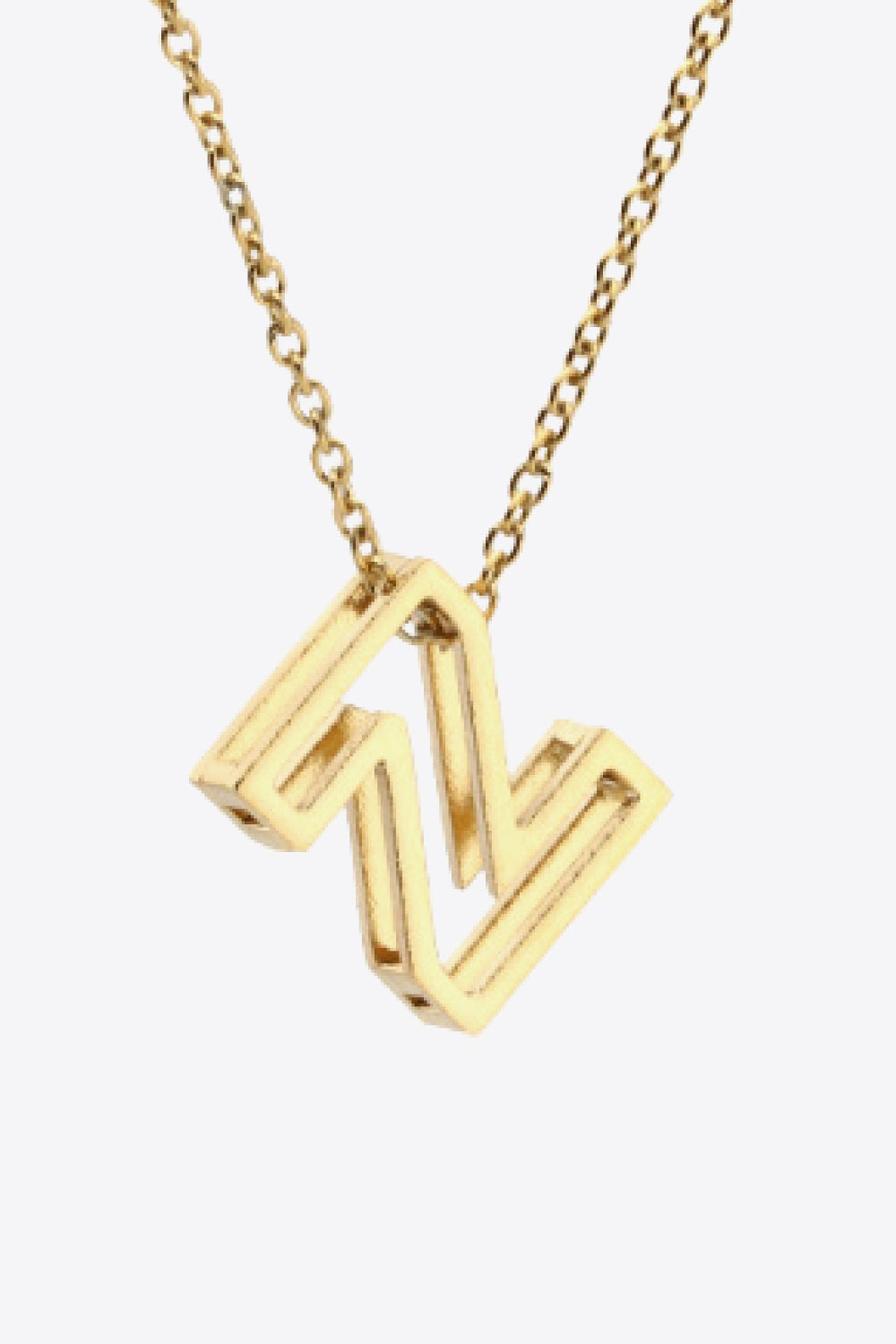 U to Z Letter Pendant Necklace - AllIn Computer